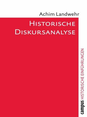 cover image of Historische Diskursanalyse